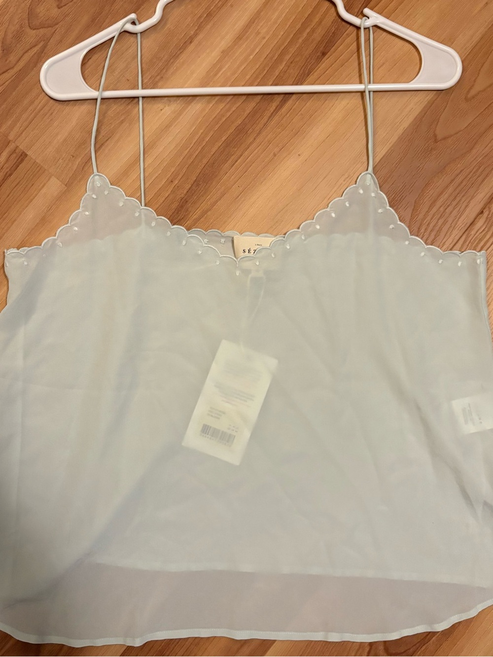 Sezane Athenee Vert D'eau Cami